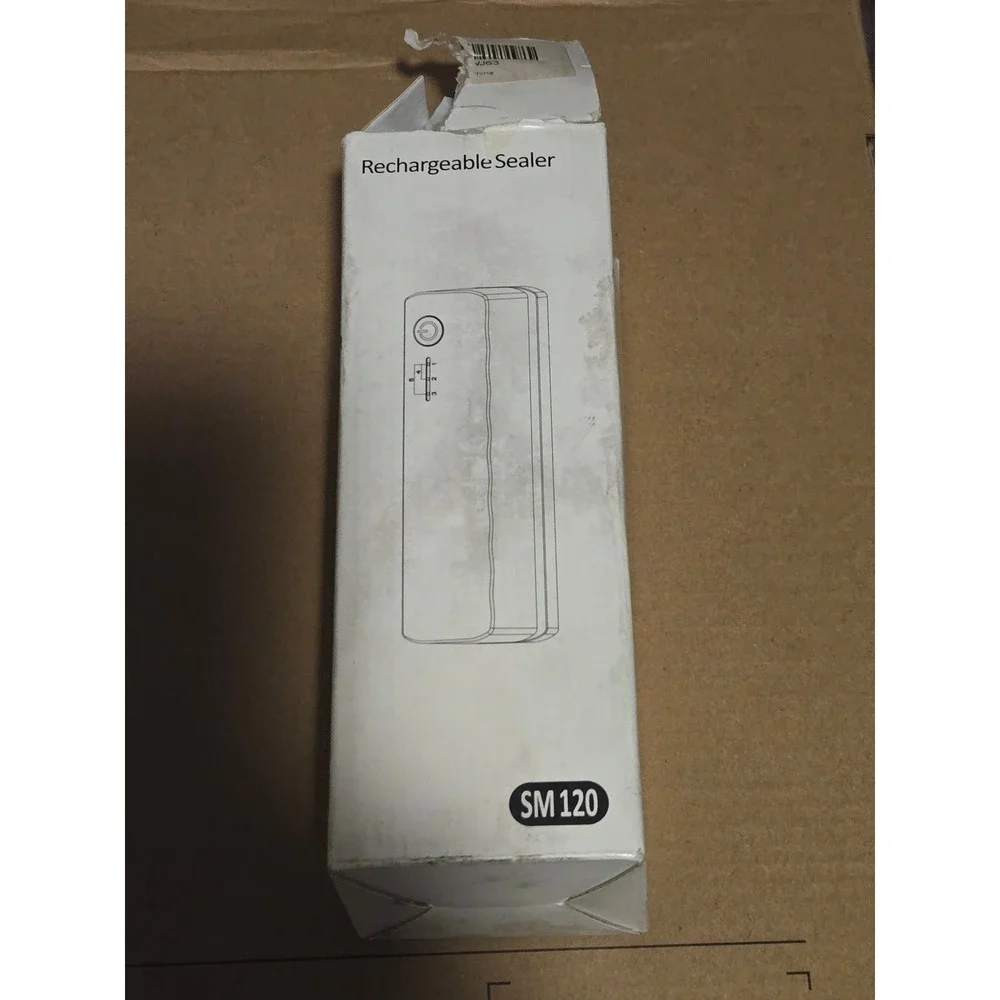 NEW in damaged box Rechargeable Mini Bag Sealer Heat Sealer Vacuum Sealer Device